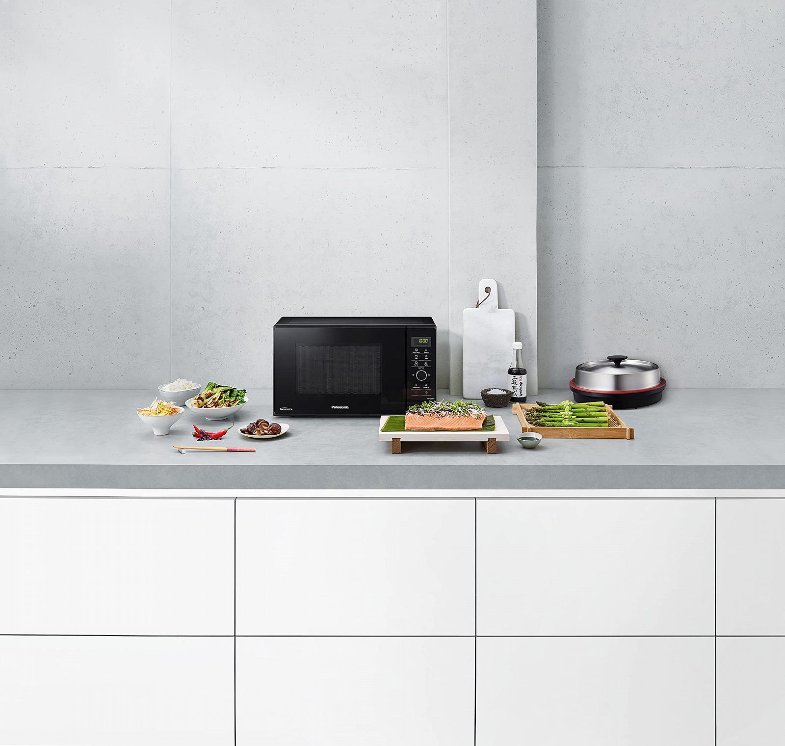 Комбінована мікрохвильова піч Panasonic 1000 W з грилем та пароваркою 23 L Pizza Pan, фото №2