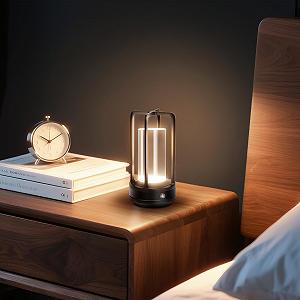 Настільна лампа Металева Сучасна Елегантна Режими Теплий Холодний Нейтральний Білий Плавне регулювання яскравості synthetic.ua - Фото 1