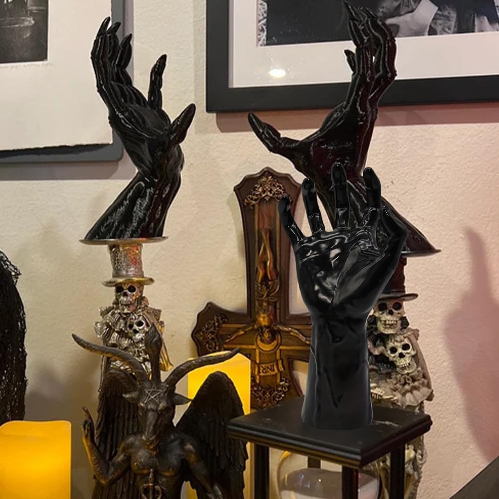 Подсвечник Ghost Hands Halloween Scary Skeleton Gothic Vintage для Хэллоуина Декор для стола Спальни Вечеринок 02, фото №5 Подсвечник Ghost Hands Halloween Scary Skeleton Gothic Vintage для Хэллоуина Декор для стола Спальни Вечеринок 02, фото №5