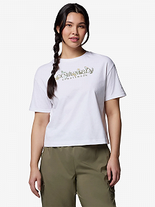 Футболка Rolling Bend™ Graphic Relaxed Crop SS 2119991CLB-100 Columbia Білий L - Фото 1