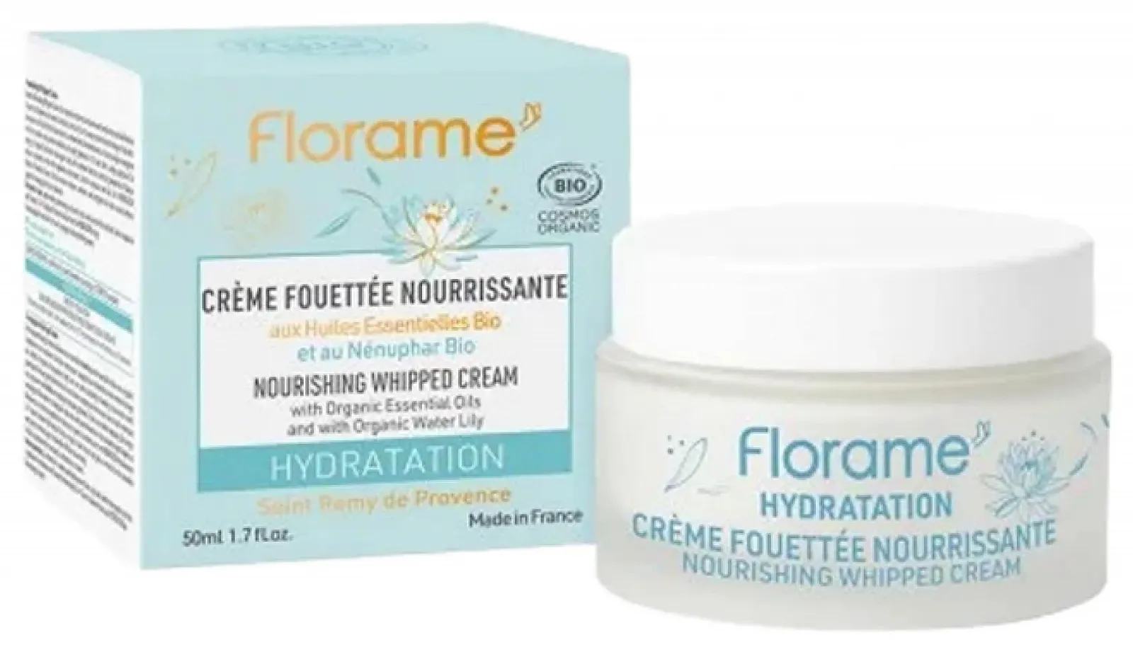 Крем для обличчя Florame Hydration Nourishing Fouettée 50 мл, фото №1 Крем для обличчя Florame Hydration Nourishing Fouettée 50 мл, фото №1