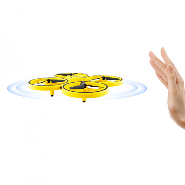 Квадрокоптер Tracker Drone управление жестами руки ручной дрон управляется перчаткой часами на игрушка ребёнку (PV-140091899), фото №6