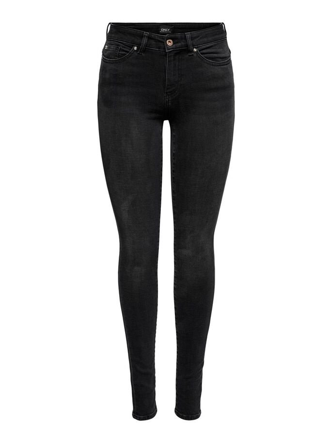 Джинсы ONLY LIFE MID SKINNY AGI 442 NOOS 15230042 Черный S, фото №1