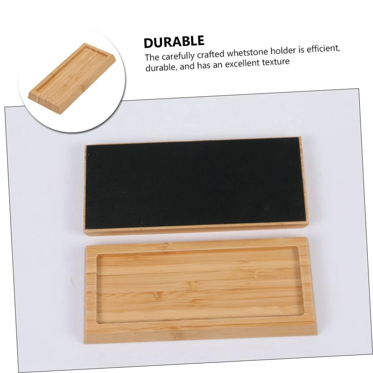 Тримач для точильного каменю Sewroro Бамбуковий Нековзний, фото №9