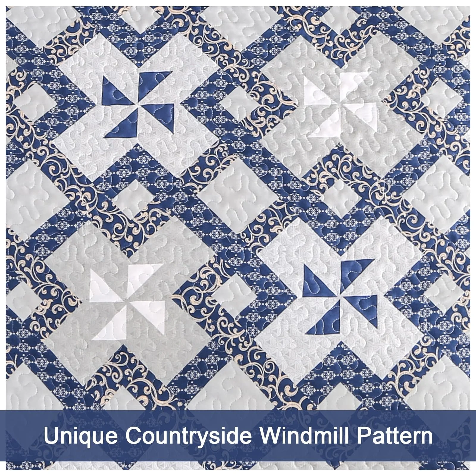 Покривало Qucover у стилі кантрі, набір з мікрофібри з 2 наволочками, фото №3 Покривало Qucover у стилі кантрі, набір з мікрофібри з 2 наволочками, фото №3