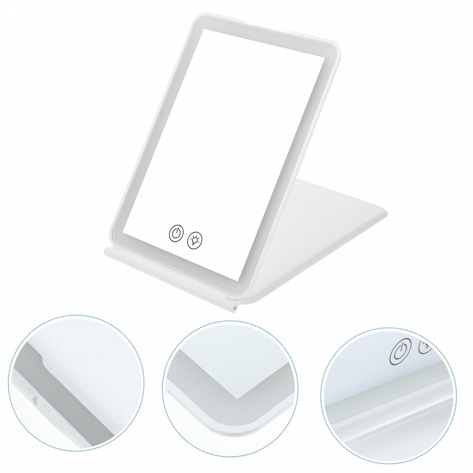 Зеркало Angoily Schminkspiegel С подсветкой Гигиеническое Портативное Белое ABS, фото №6 Зеркало Angoily Schminkspiegel С подсветкой Гигиеническое Портативное Белое ABS, фото №6