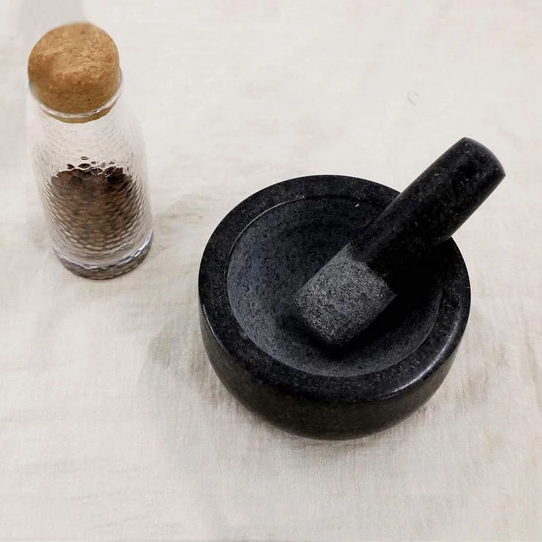 Ступка с пестиком Natural Solid Durable, 16 см, фото №3