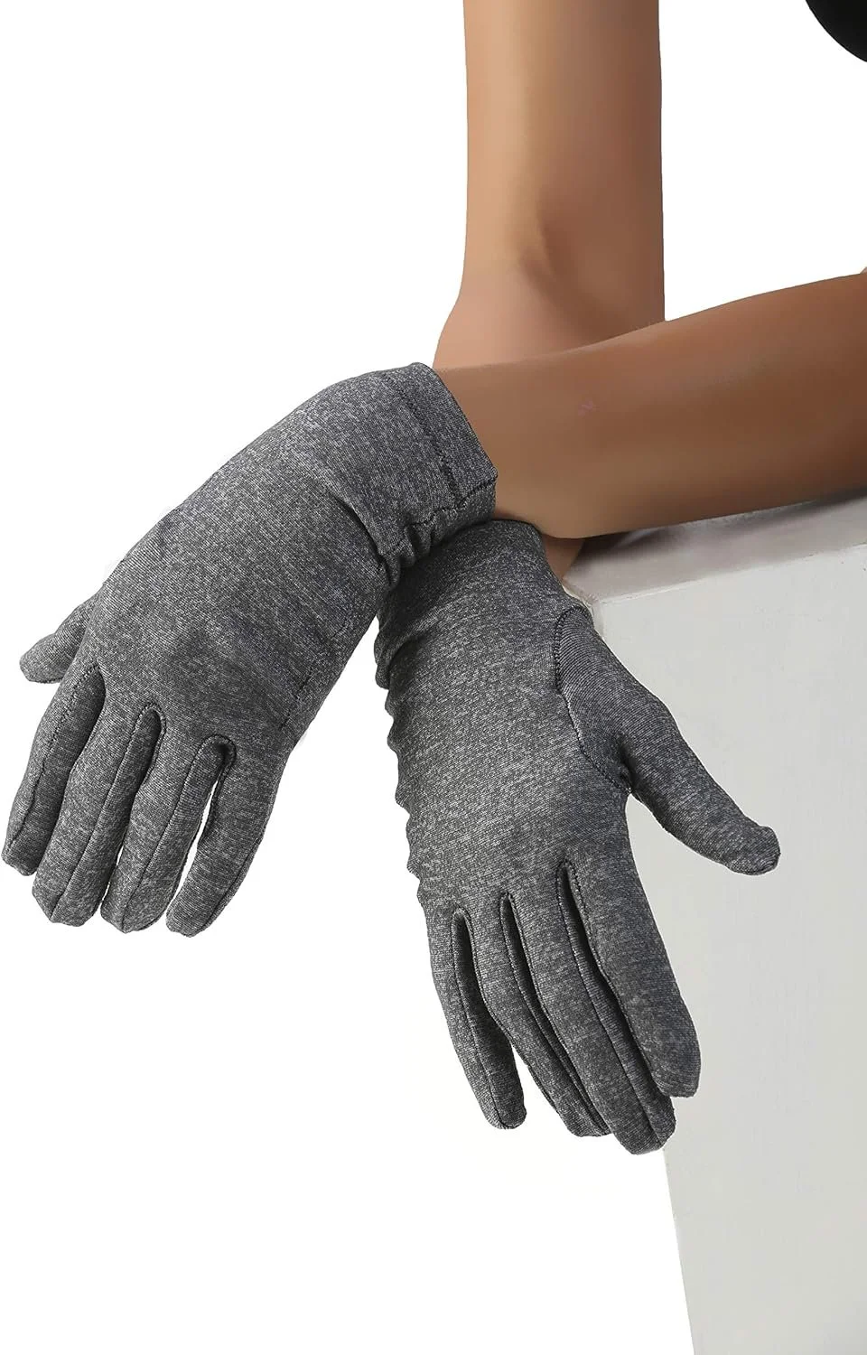 Рукавички Spikenergy для лікування артриту S/M (6.5 - 8) Cірий, фото №4