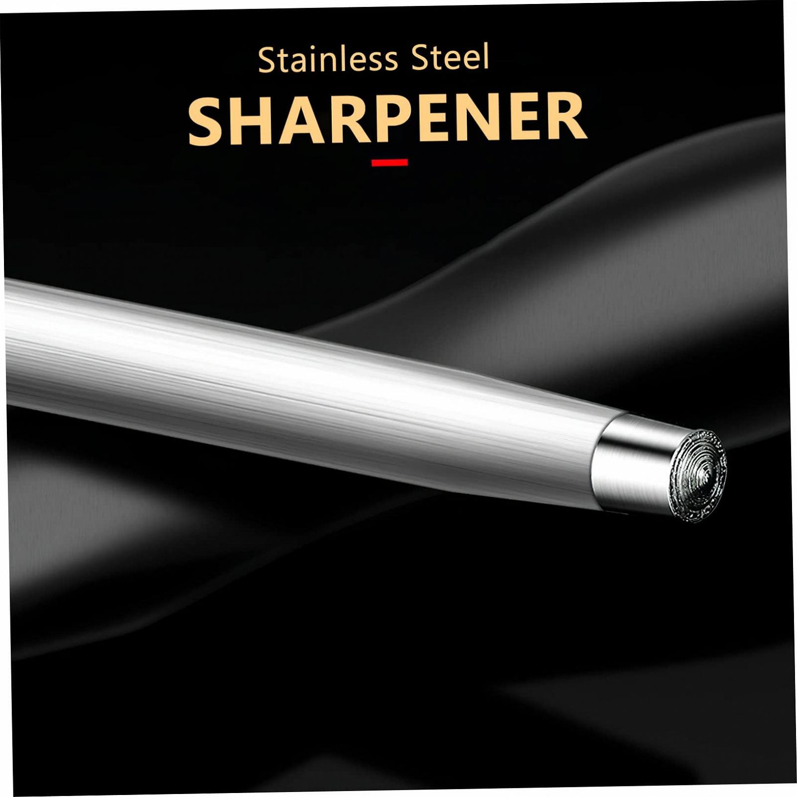 Мусат LIFKOME сталевий з ергономічною ручкою та великою шліфувальною поверхнею, фото №3