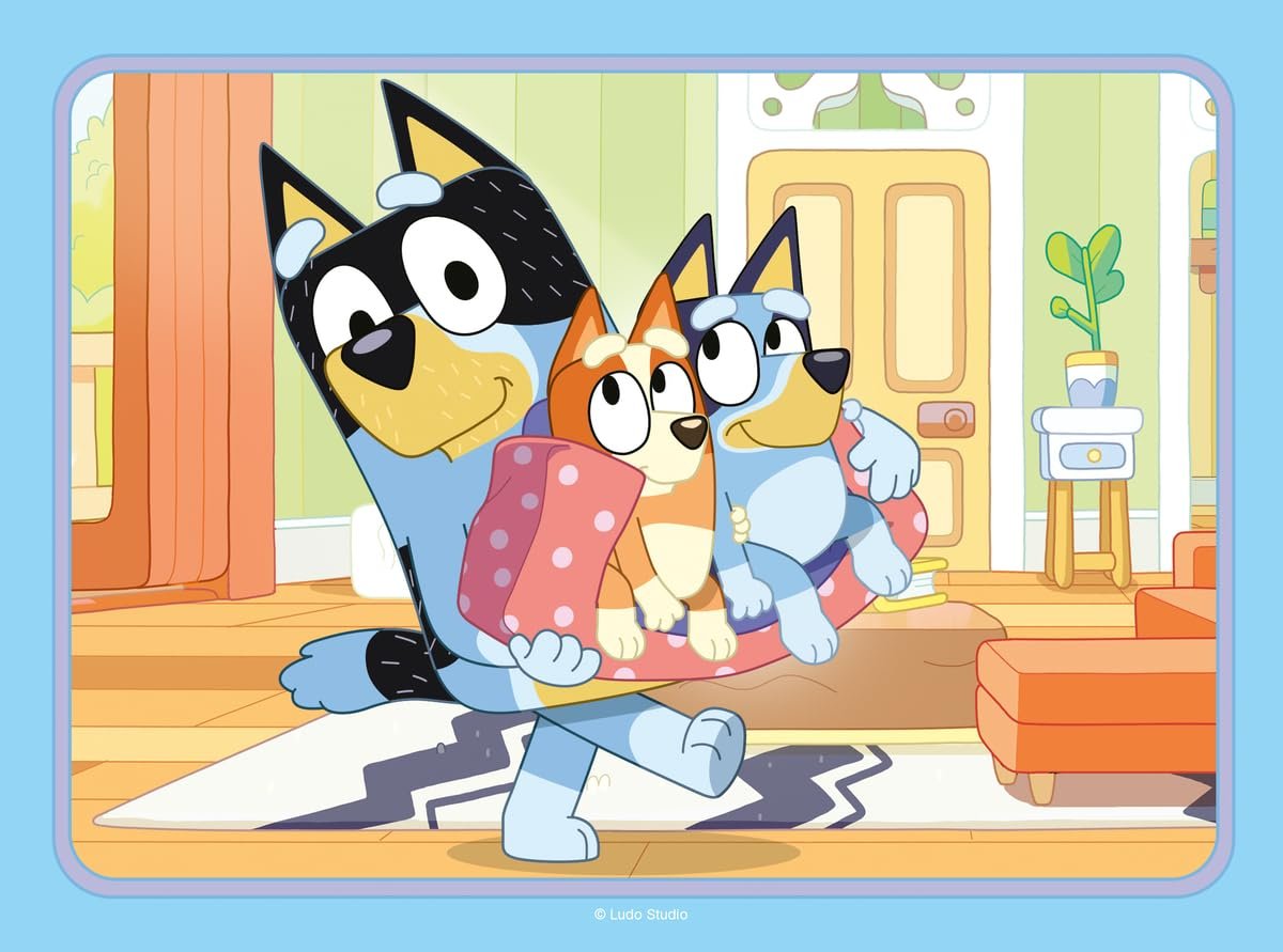 Пазл Ravensburger Bluey 4 в 1 12, 16, 20, 24 элемента, фото №2