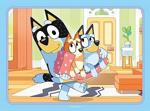 Пазл Ravensburger Bluey 4 в 1 12, 16, 20, 24 элемента synthetic.ua - Фото 1