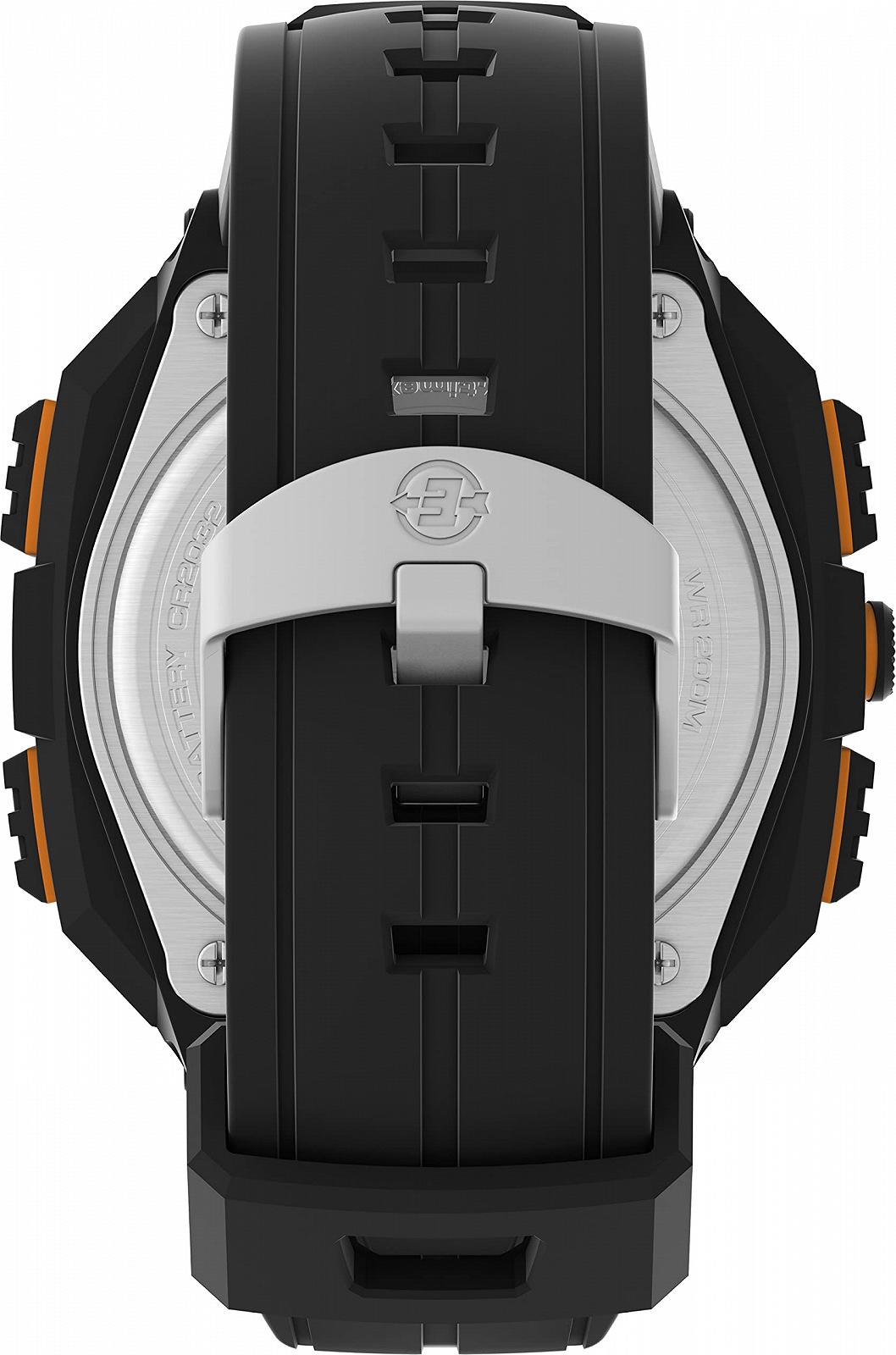 Мужские часы Timex Expedition Vibe Shock TW4B24200, 50 мм, смола, черный, Expedition Rugged Digital Vibe Shock, фото №3