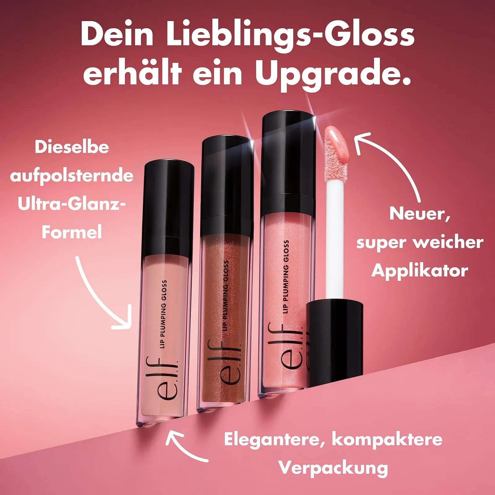Блеск для губ e.l.f. Plumping Champagne Glam, фото №6 Блеск для губ e.l.f. Plumping Champagne Glam, фото №6