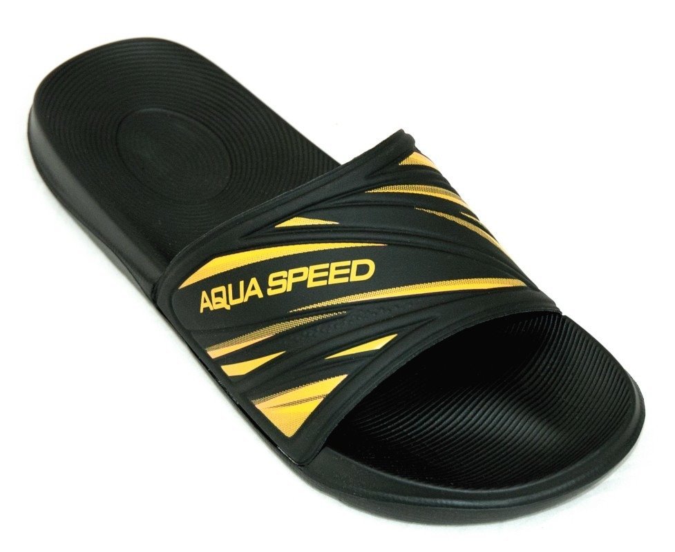 Шльопанці Aqua Speed IDAHO 6818 чорний, жовтий  46, фото №2