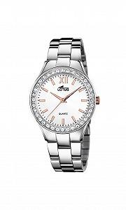 Женские аналоговые часы LOTUS 18883/1, кварцевые, серебристо-розовое золото, браслет из нержавеющей стали - Фото 1