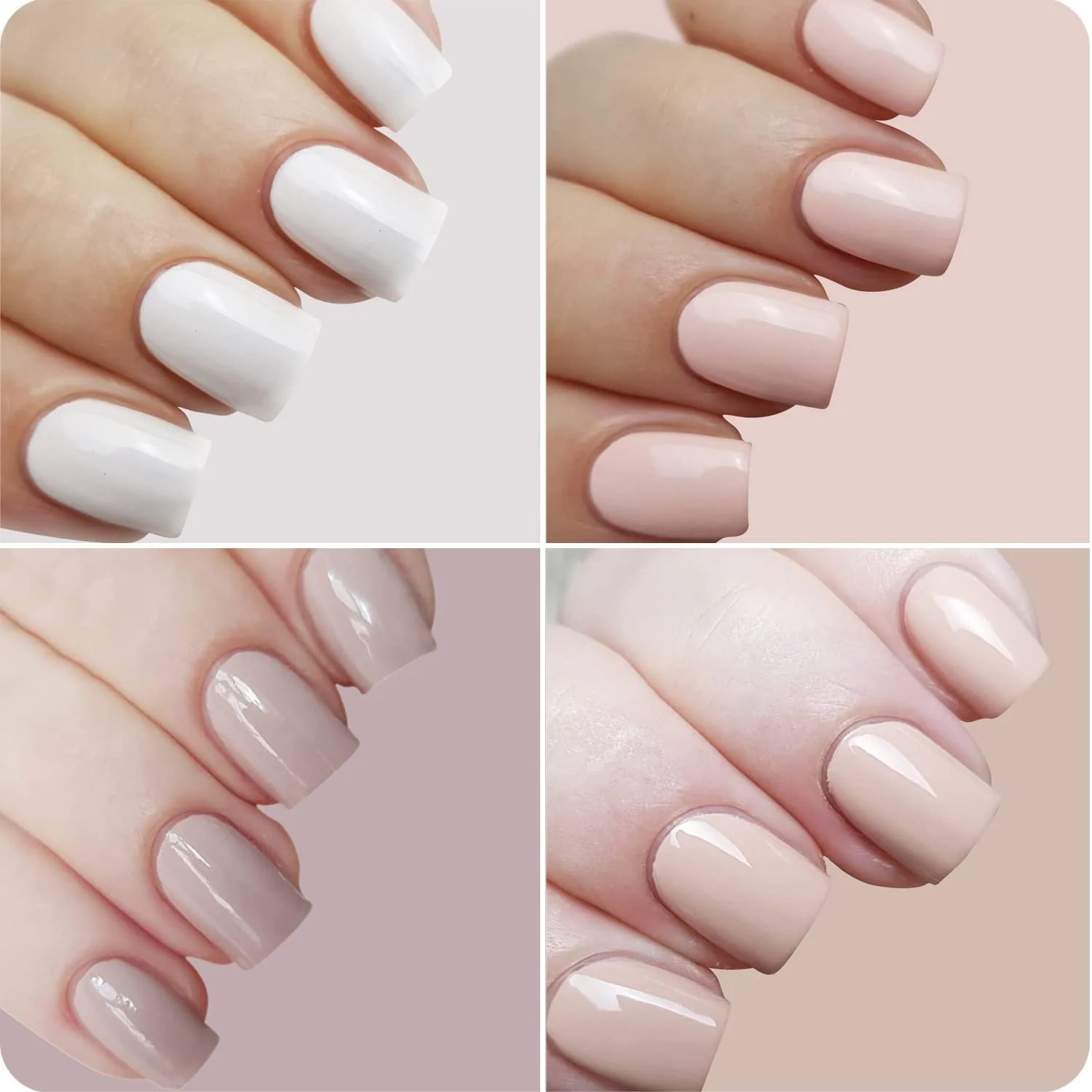 Гель-лак Vishine кремово-бежевий хакі, 8 мл, партія 081, фото №3