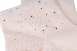 Шкарпетки styleBREAKER Жіночі з аплікацією з стразів на поясі, Розмір 35-41 EU synthetic.ua - Фото 1