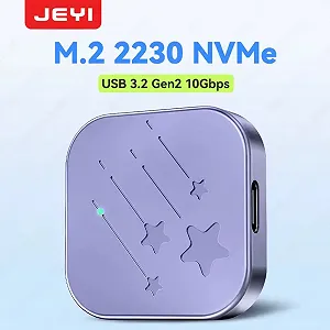 Внешний адаптер Jeyi Meteor 2230 10Gbps M.2 NVMe SSD to USB Violet - Фото 1