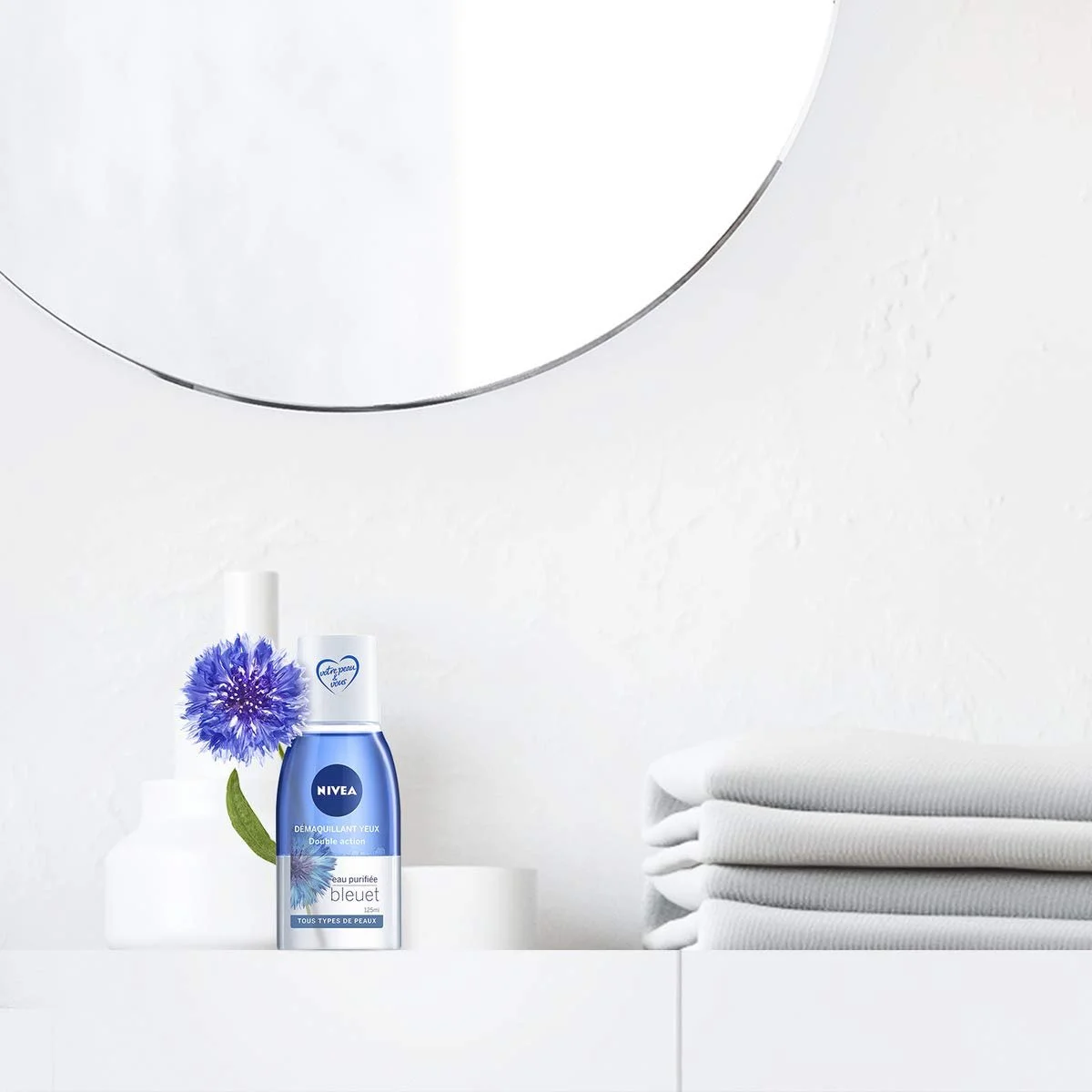 Очисник для обличчя Nivea 2 x 125 мл з очищеною водою для жінок для всіх типів шкіри дорожній розмір, фото №5