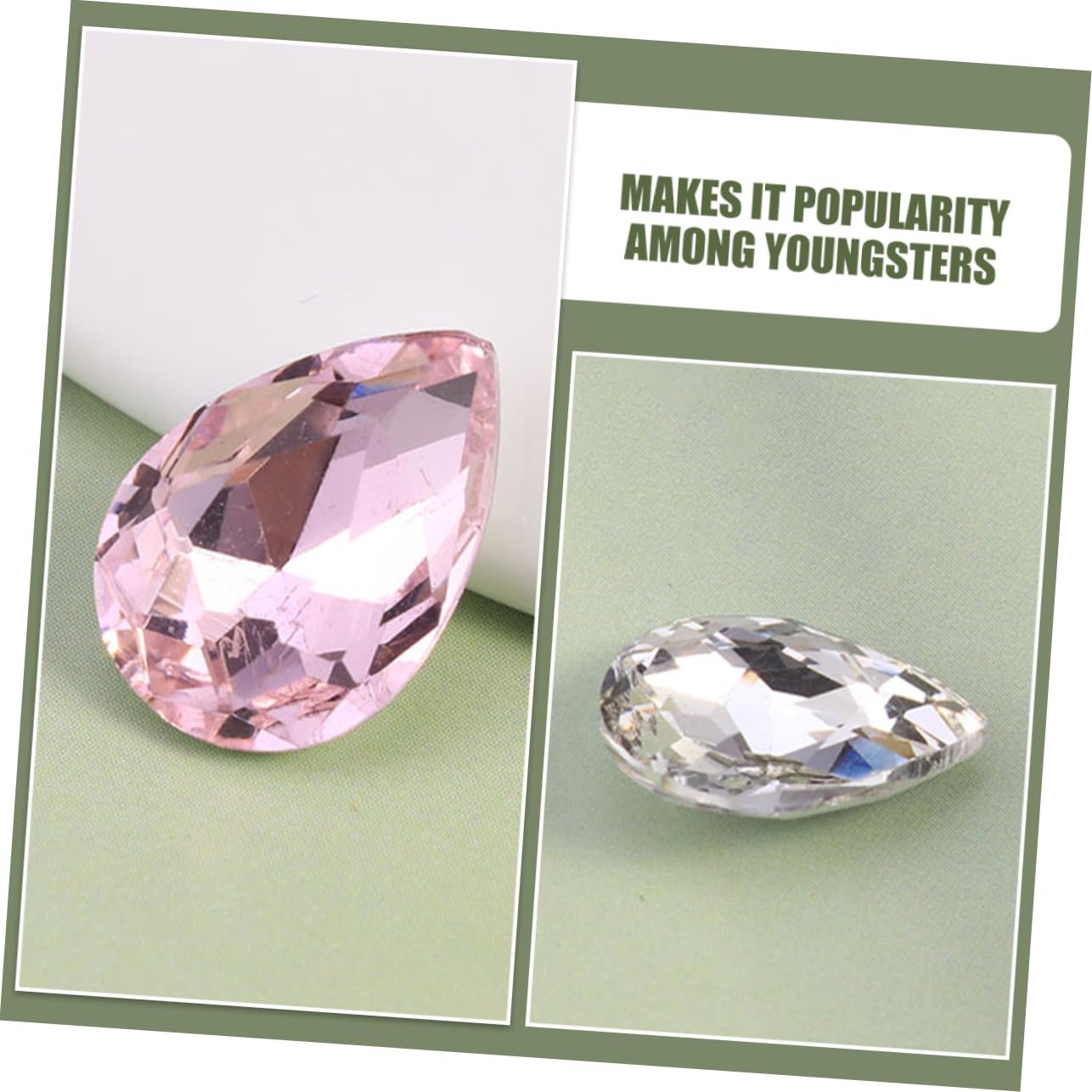 Наклейки для ногтей Кристаллические Бриллианты Аксессуары для ногтей 150 шт., фото №6