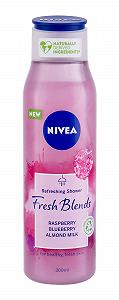 Гель для душу Nivea Rasberry & Almond Milk Refreshing для жінок 300 мл (Упаковка з 6 шт.) - Фото 1