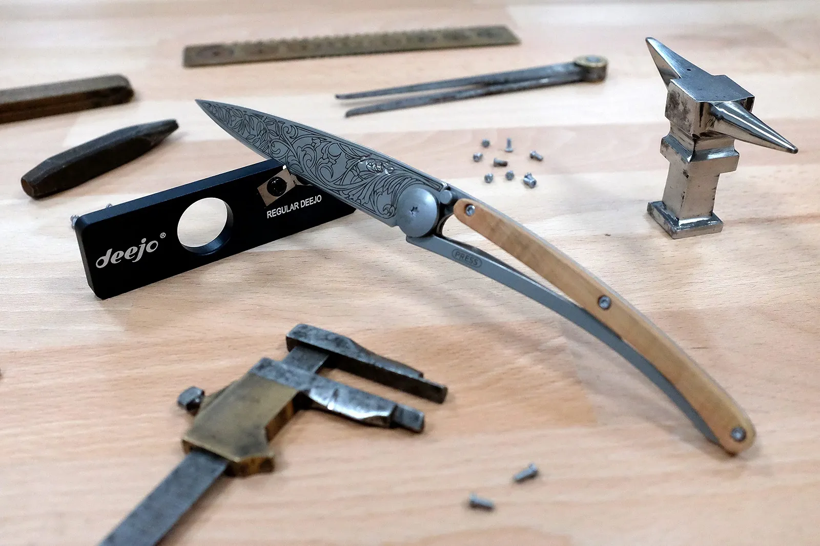 Точилка для ножів Deejo DEE029 компактна алюмінієва, фото №5