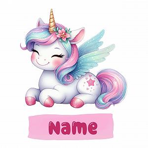 Наклейка на стіну GRAZDesign Unicorn Personalised 61 x 50 см - Фото 1