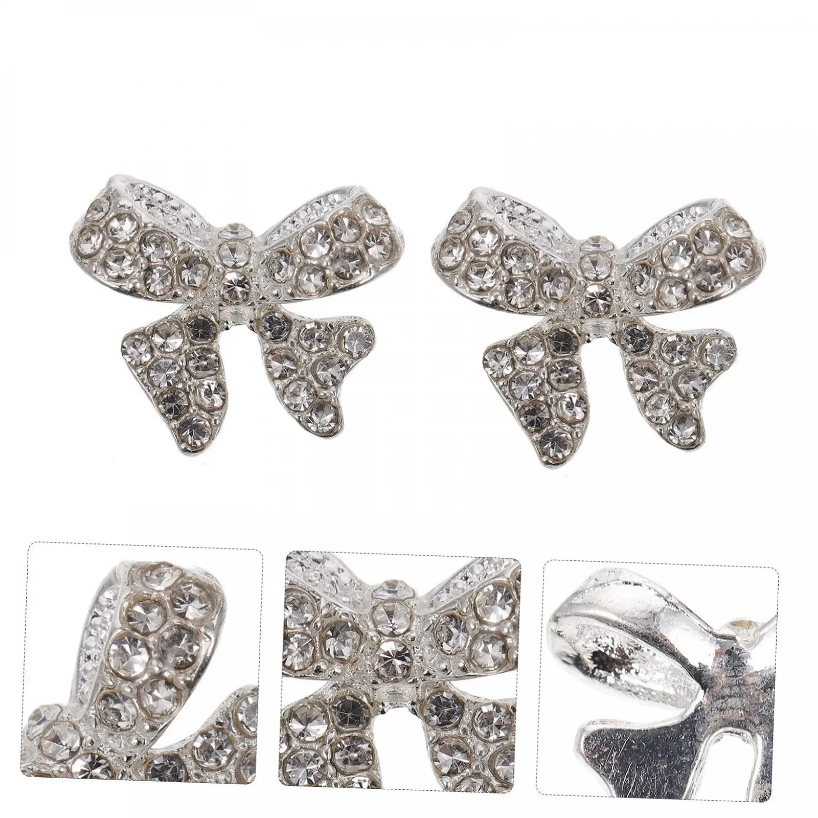 Прикраси для нігтів у вигляді бантиків PLAFOPE, набір., фото №3