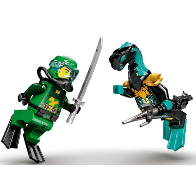 Дизайнер LEGO Ninjago Водний робот Ллоїда 228 деталей 71750, фото №3 Дизайнер LEGO Ninjago Водний робот Ллоїда 228 деталей 71750, фото №3