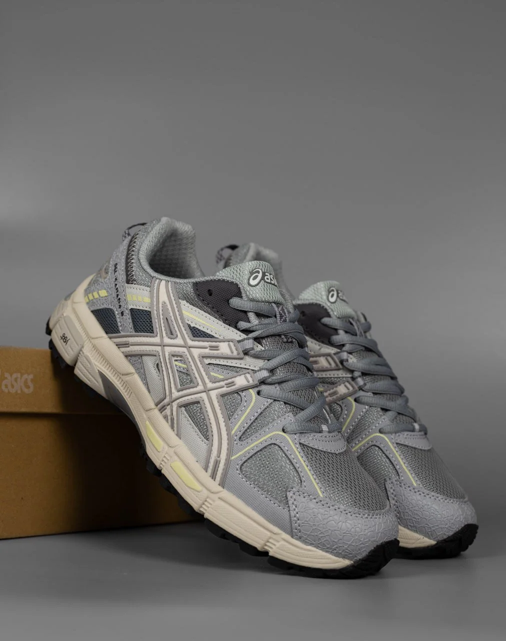 Чоловічі кросівки Asics Gel-Kahana 8 Gray Beige, фото №6
