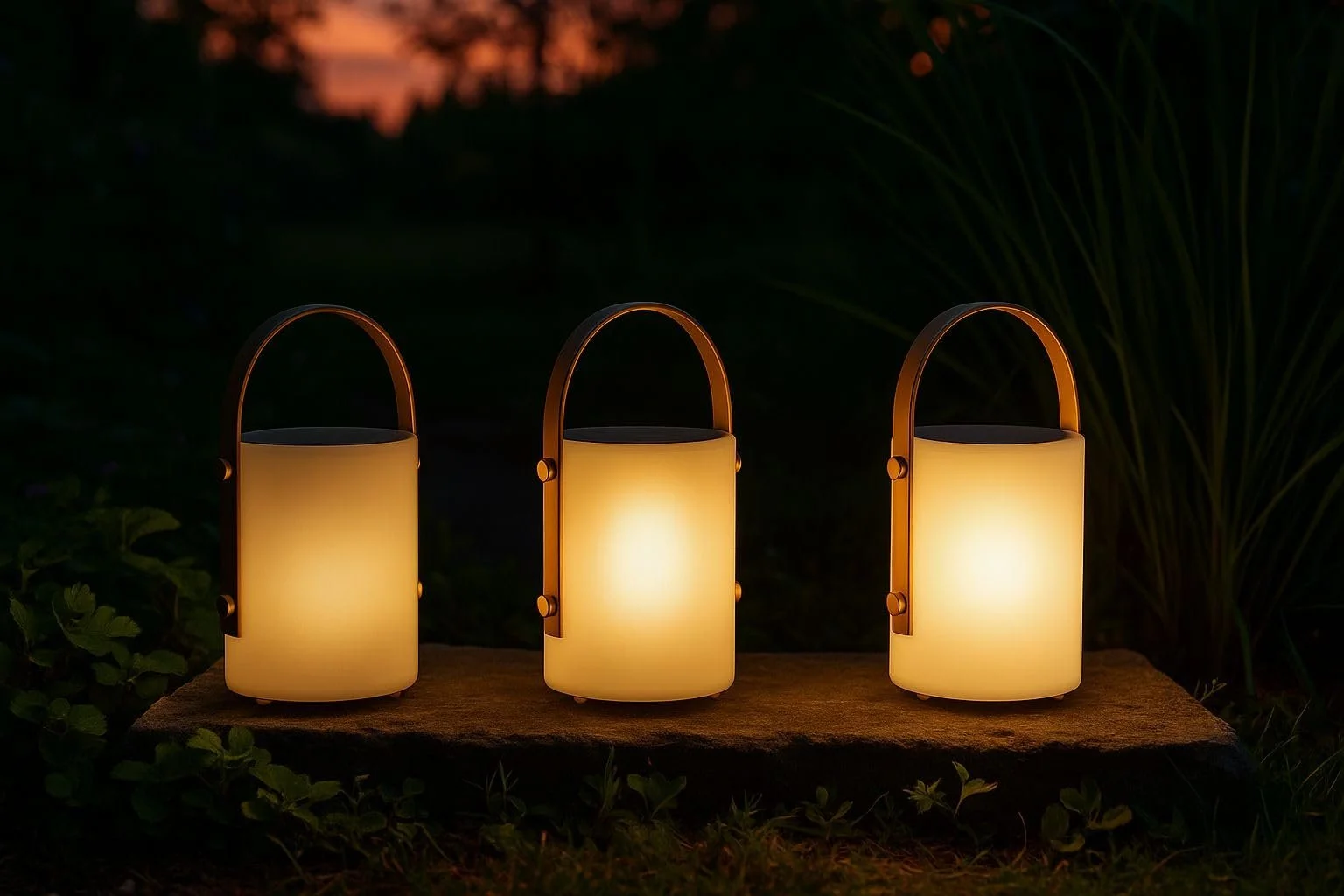 Настільна лампа FHL Easy Bari 850273 Вулична Сонячна RGB LED 0,6 + 0,5 Вт 40 лм Біла, фото №3