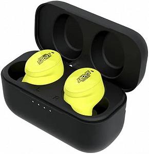 Беспроводные противошумные наушники ISOtunes Free Aware EN352 / Bluetooth 5.2 / Активное шумоподавление / Влагозащита IP67 / До 25 часов работы от кейса / Желтые - Фото 1