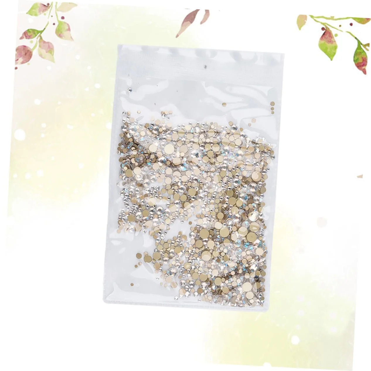 Стрази для нігтів Безбарвні 1440 шт, фото №5