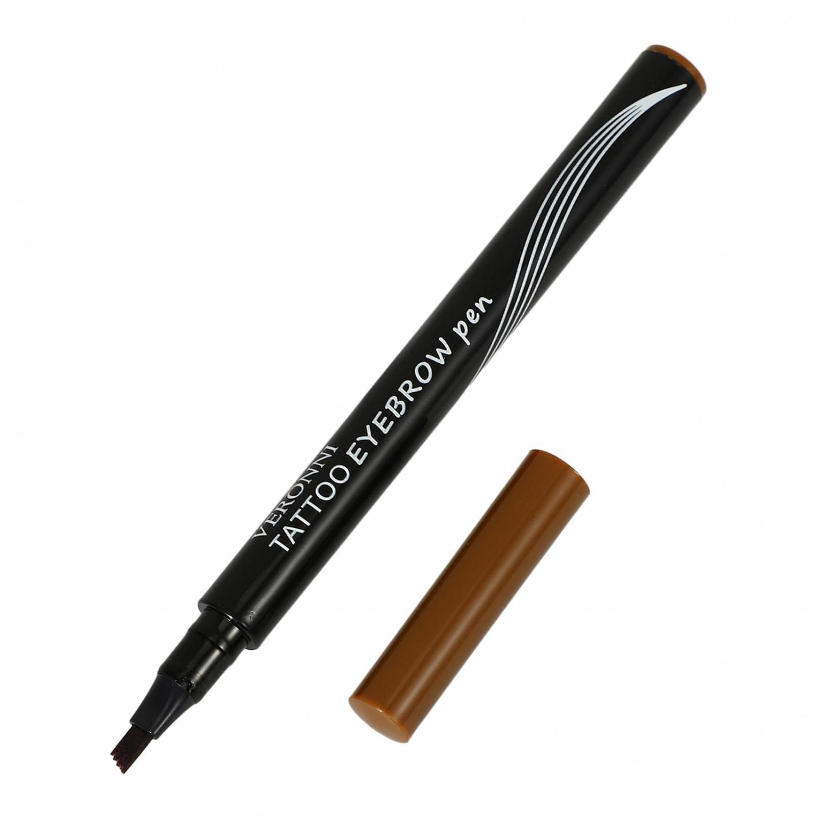 Рідкий олівець для брів minkissy Чотиризубий Потовидкий, фото №1 Рідкий олівець для брів minkissy Чотиризубий Потовидкий, фото №1