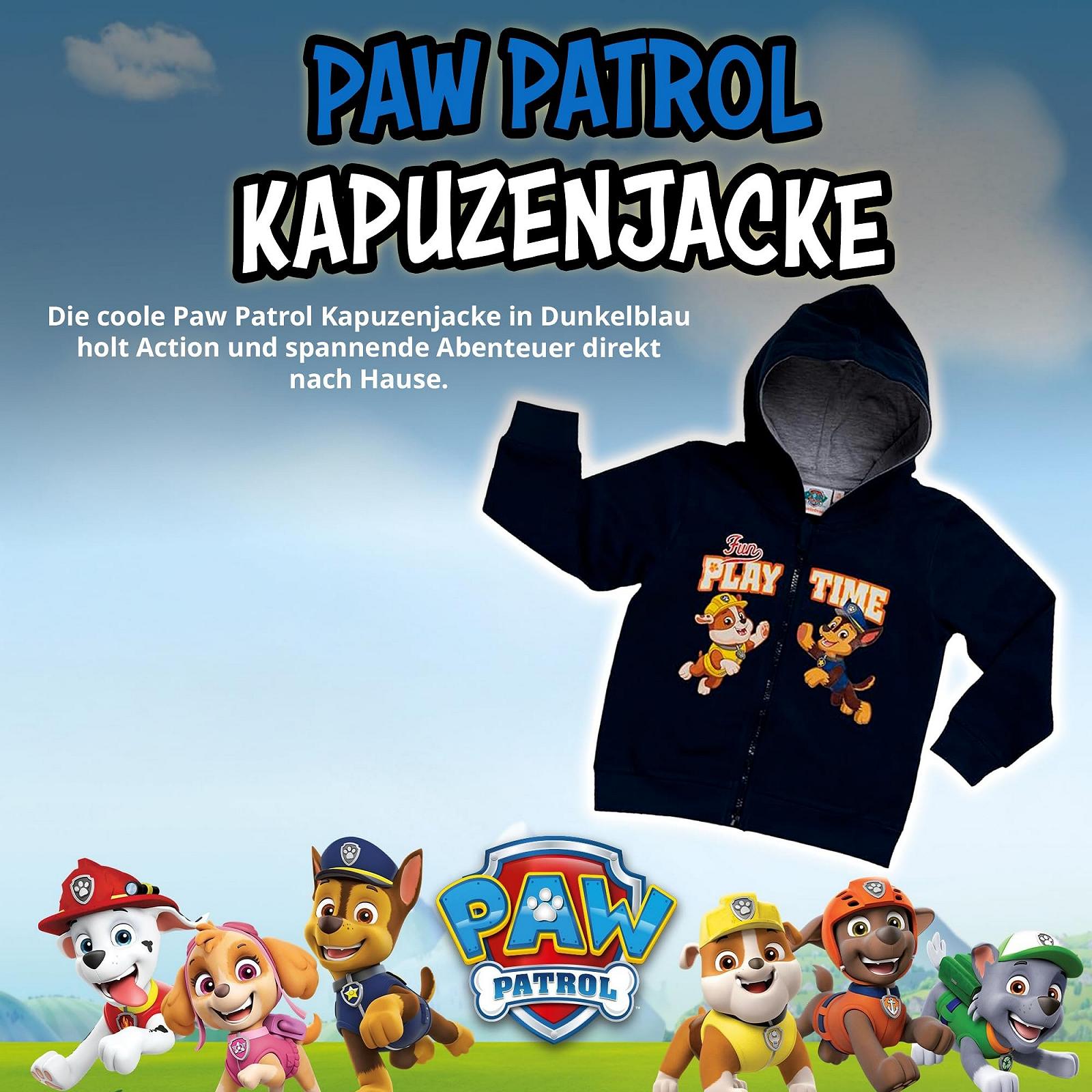 Толстовка з капюшоном на блискавці United Labels Paw Patrol Playtime для хлопчиків, фото №2