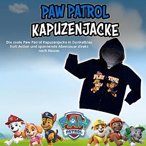 Толстовка с капюшоном на молнии United Labels Paw Patrol Playtime для мальчиков Голубая synthetic.ua - Фото 1