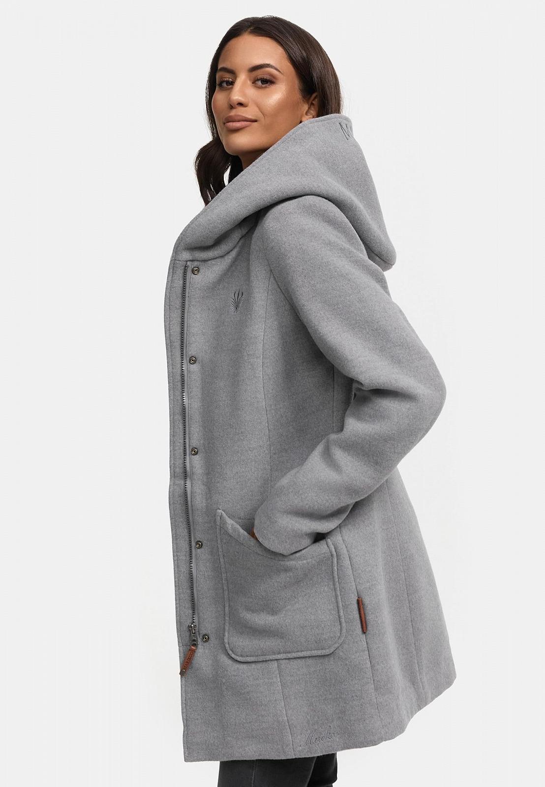Вовняне пальто Maikoo Жіноче, Тепле з капюшоном, фото №7