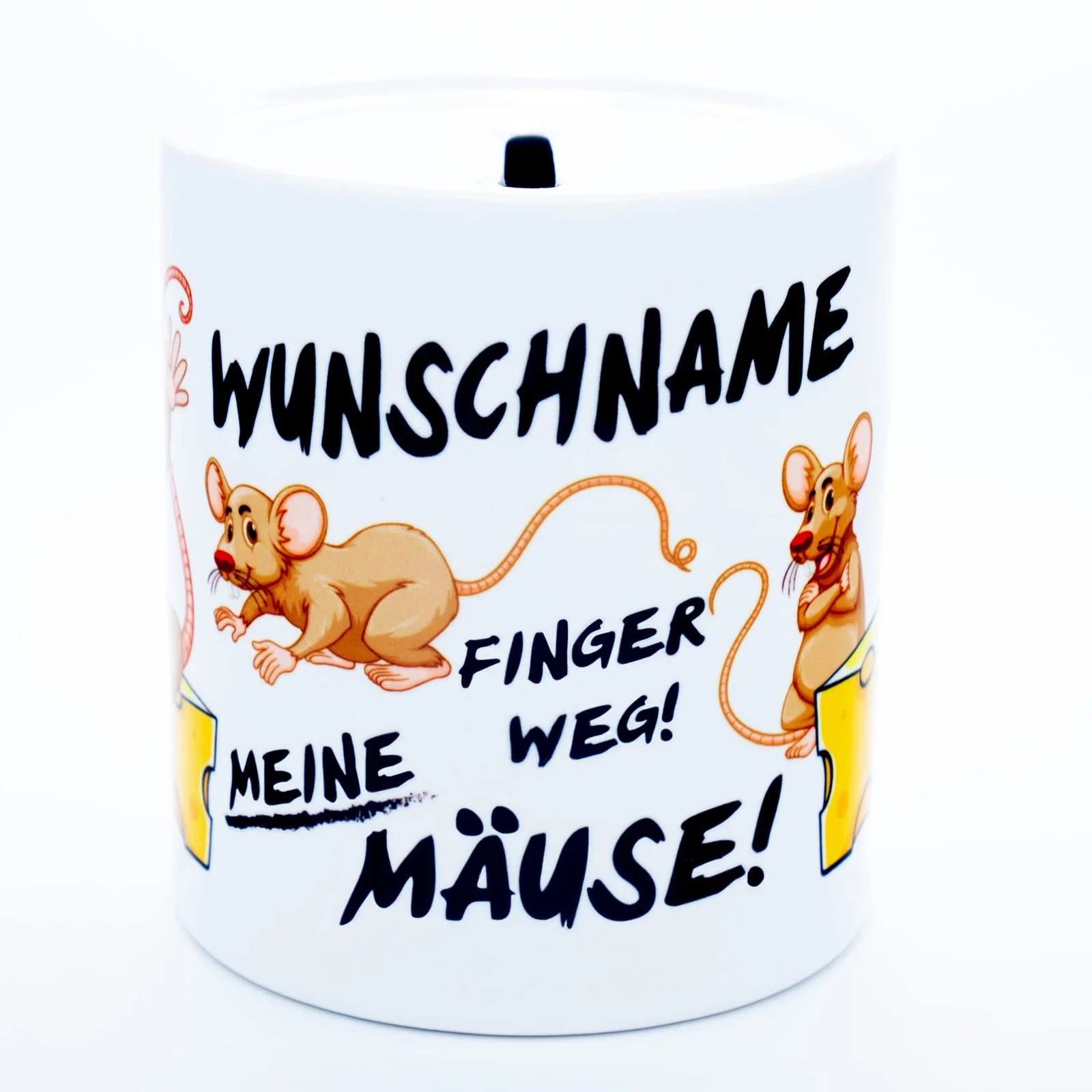 Копилка Mice Керамическая Белая, фото №1