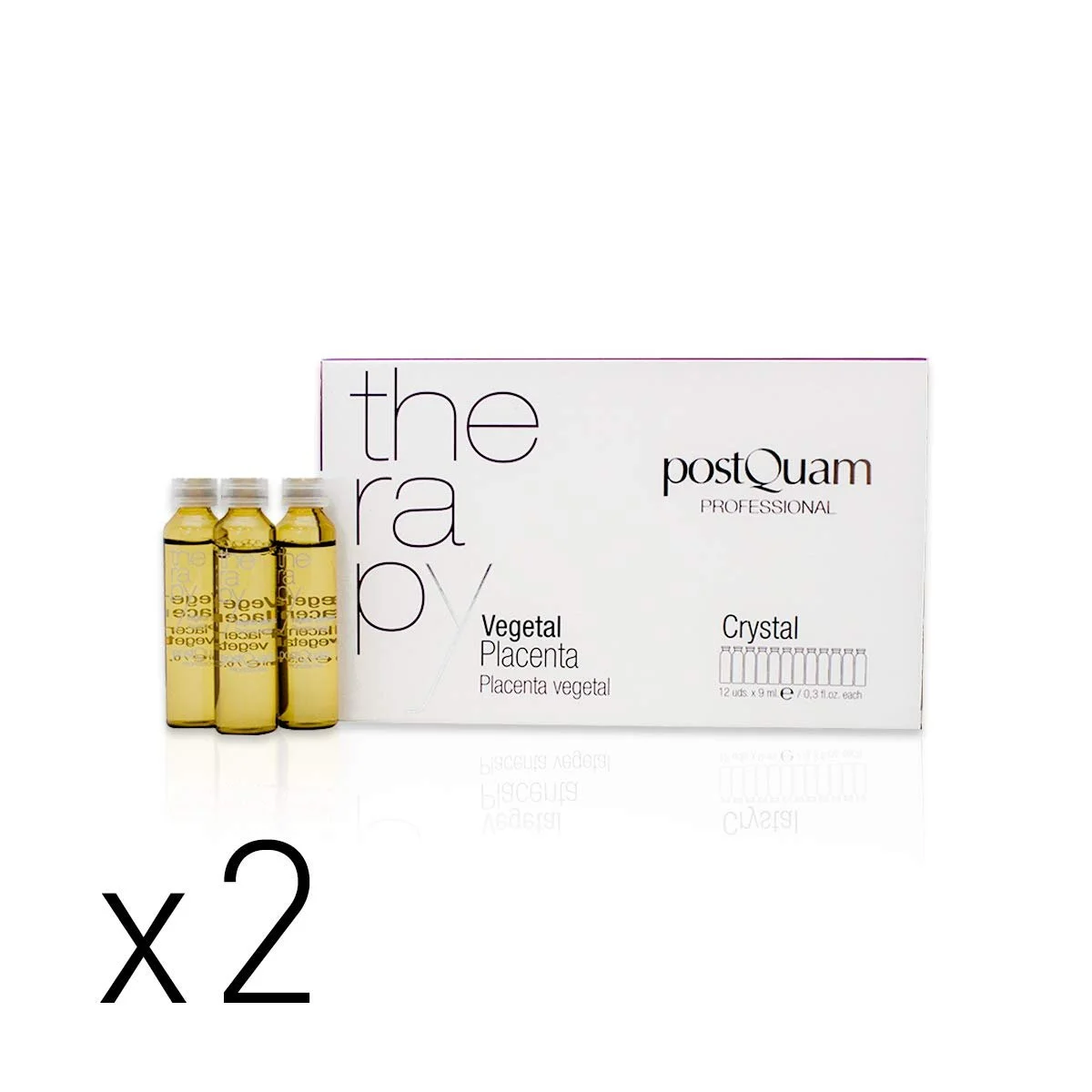 Ампули PostQuam Рослинна Плацента для Волосся | Стимулює кровообіг та запобігає випадінню волосся - 24 ампули по 9 мл, фото №6