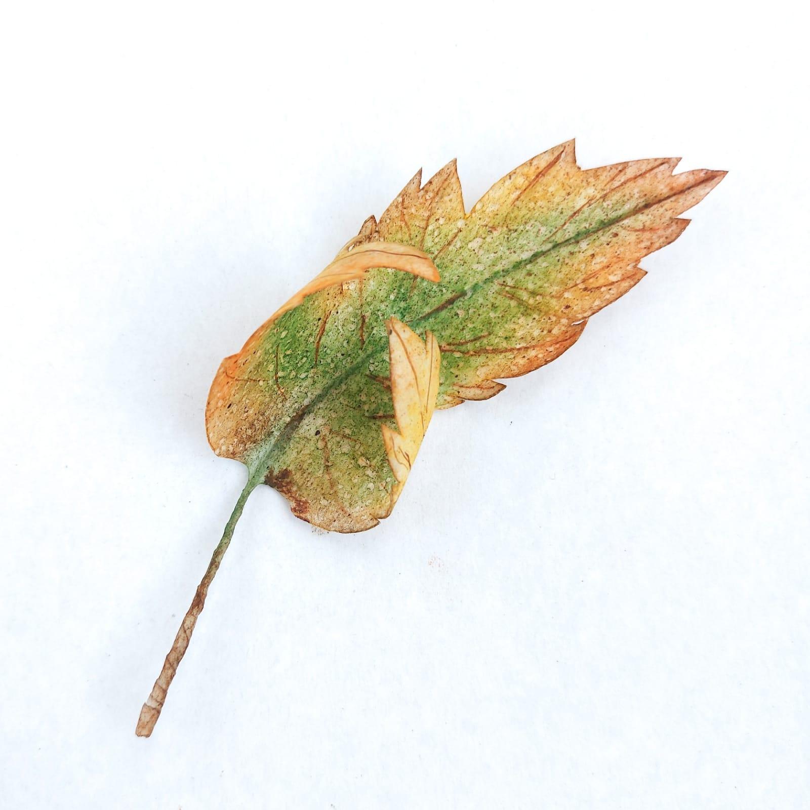 Вафельные цветы SiNegur Осенние листья, набор (7шт.) (ls_topper_leaves7set), фото №5