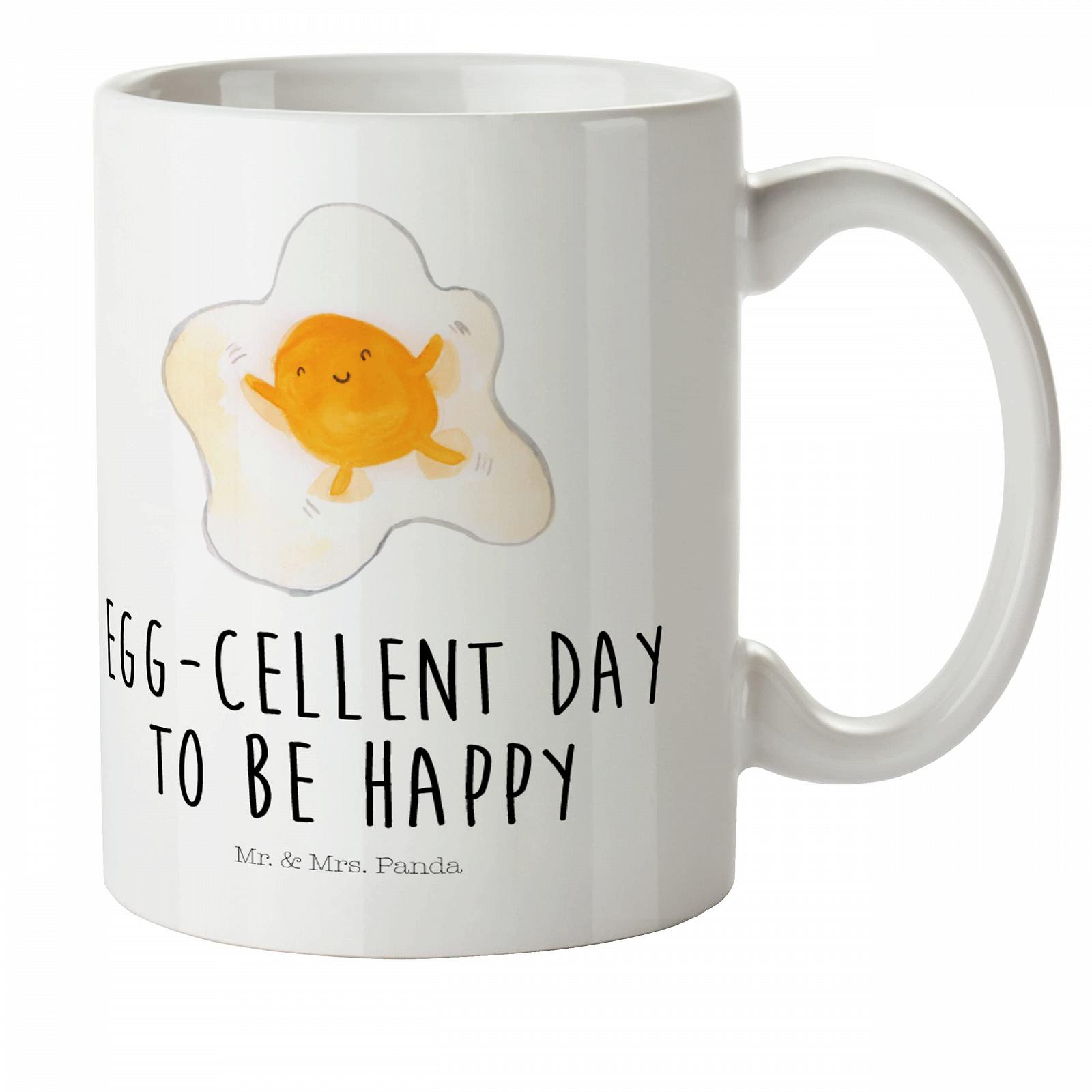 Кружка Детская Mr. & Mrs. Panda Яичница 80 мм x 90 мм x 80 мм, фото №1