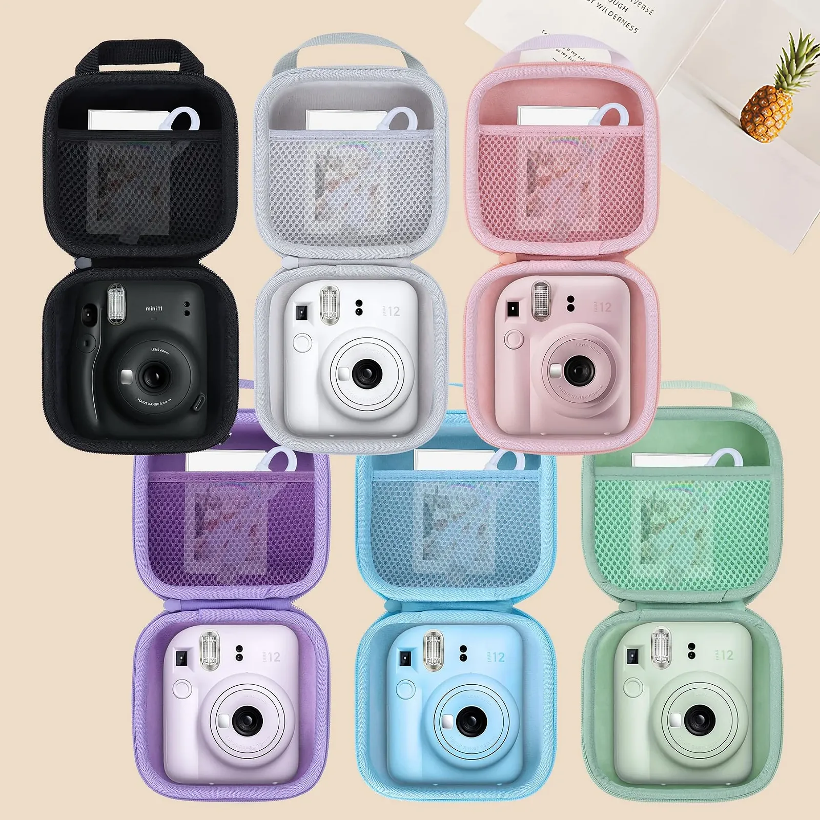 Захисний чохол для фотокамери INSTAX mini 12 / mini 11 Mint green, фото №3