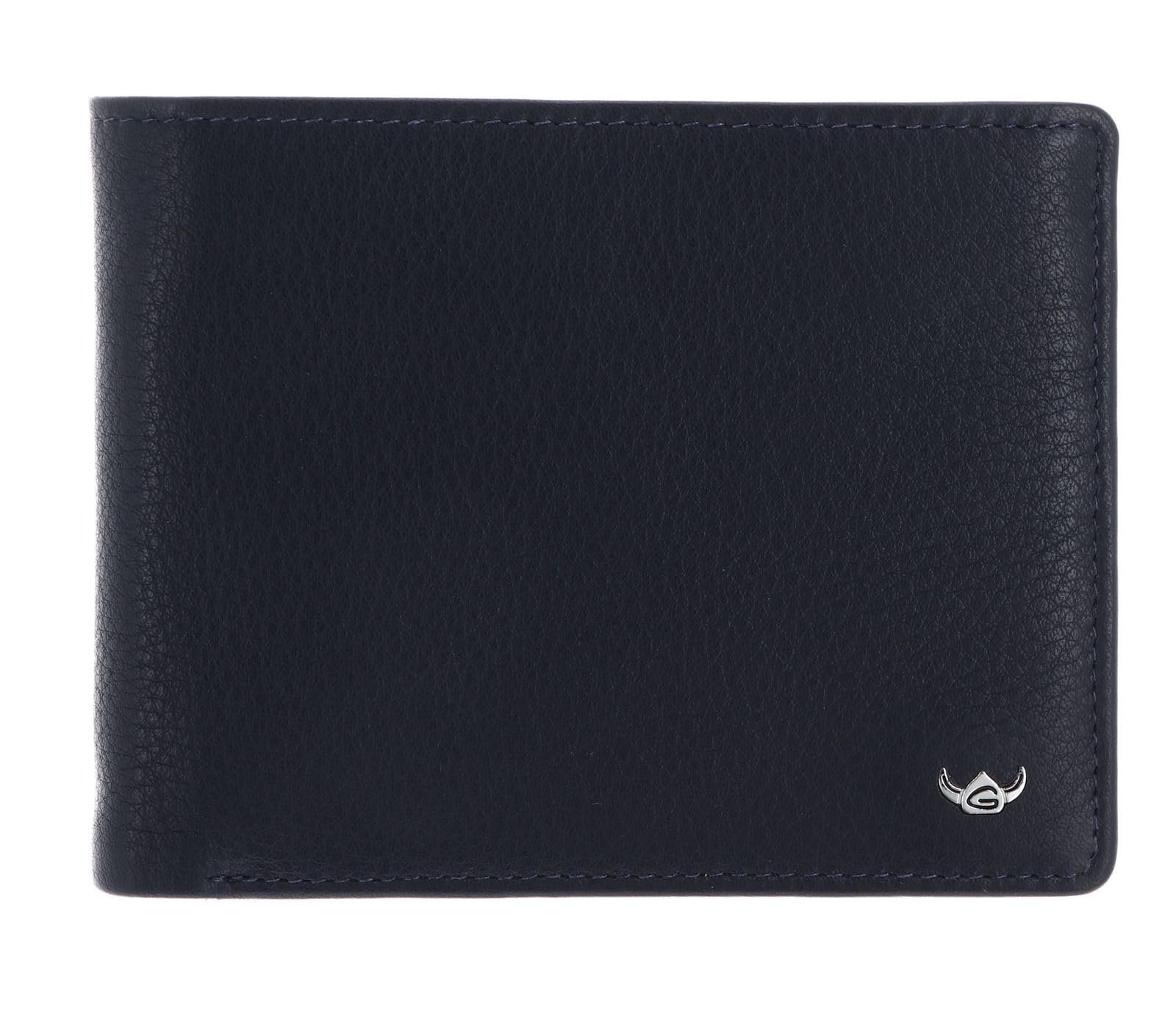 Гаманець шкіряний Golden Head Capri RFID 12 см, синій, Classic, фото №7