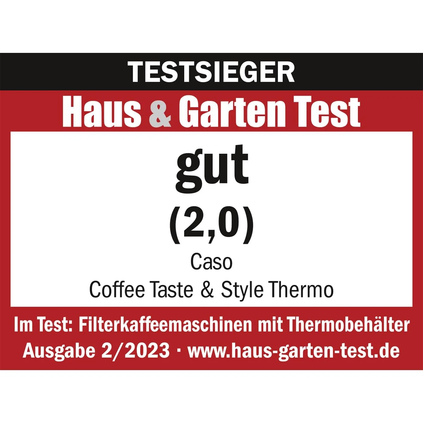 Кофемашина CASO Coffee Taste & Style Thermo 1.2 L изолированный кувшин 10 чашек сенсорное управление таймер функция Aroma постоянный фильтр система капля-стоп, фото №12