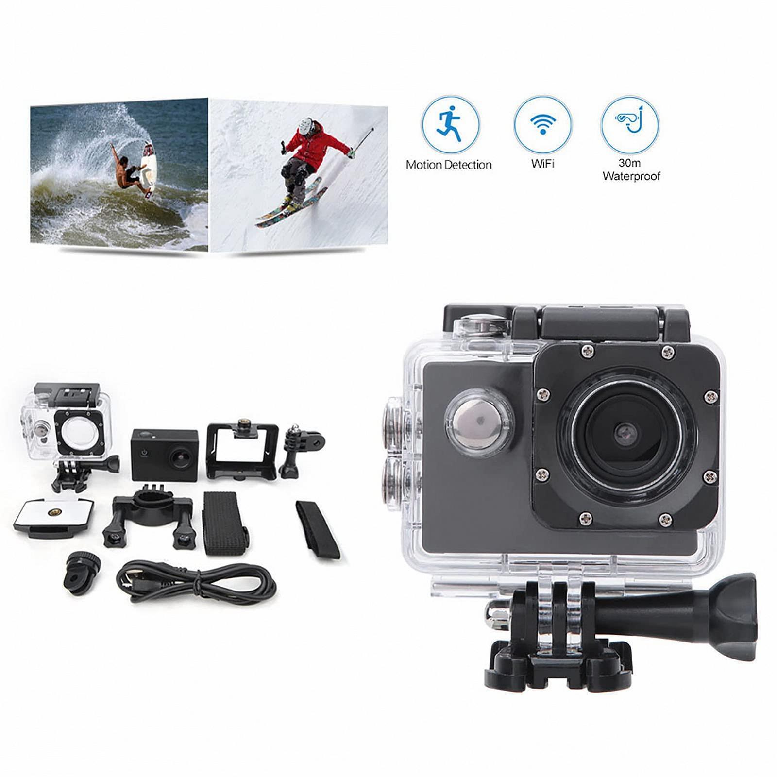 Камера Diyeeni Action 13MP FHD WiFi 140° 2 Дюйма Черный, фото №3