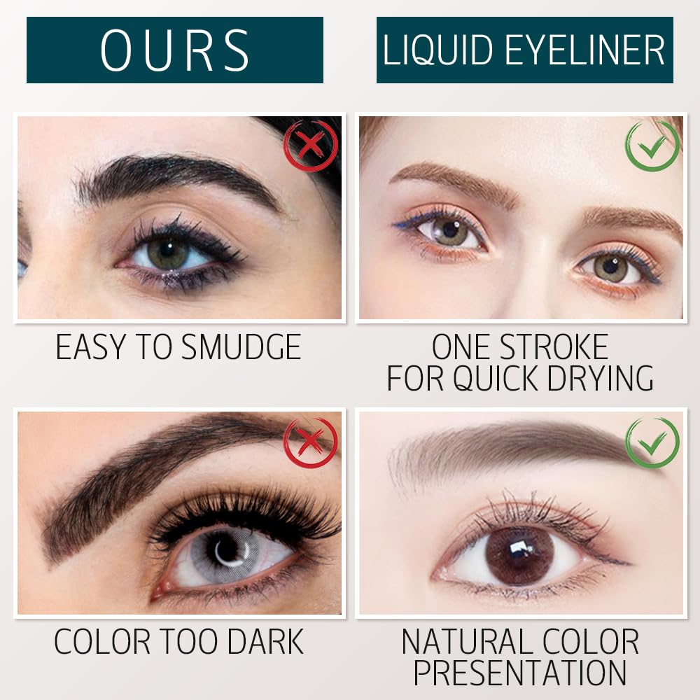 Олівець для брів 4 вила 3D Водостійкий Червонувато-коричневий, фото №3 Олівець для брів 4 вила 3D Водостійкий Червонувато-коричневий, фото №3