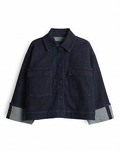 Женская куртка OPUS Hollic Loose Denim, Rinsed Wash - Фото 1