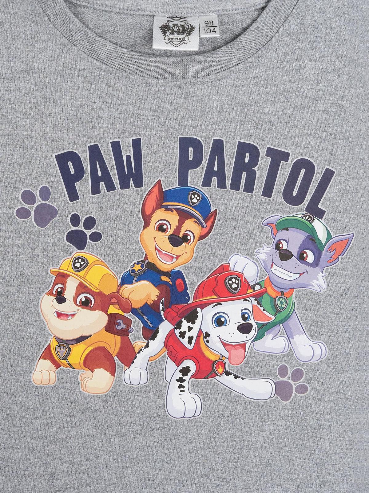 Світшот Paw Patrol для хлопчиків United Labels - Дитячий пуловер з довгими рукавами, сірий, фото №6