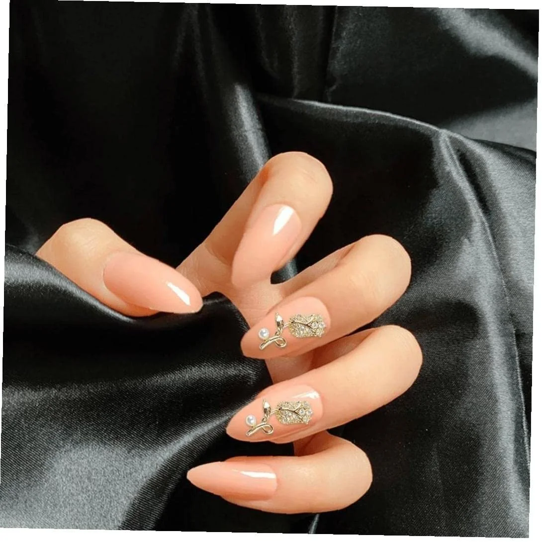 Стразы для ногтей Цветок Циркон 3D Украшения 5 шт, фото №4