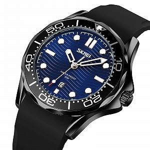Годинник Skmei 9276PBKBU Black-Blue Silicone Strap synthetic.ua - Фото 1
